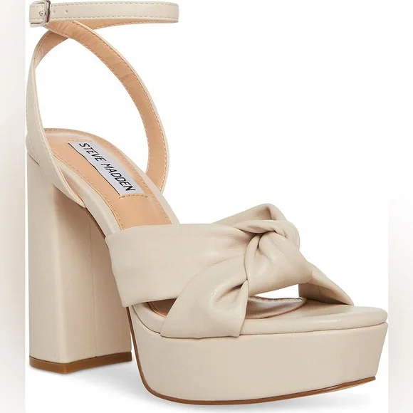 Steve Madden Lala Heel - Bone - Picture 2 of 9